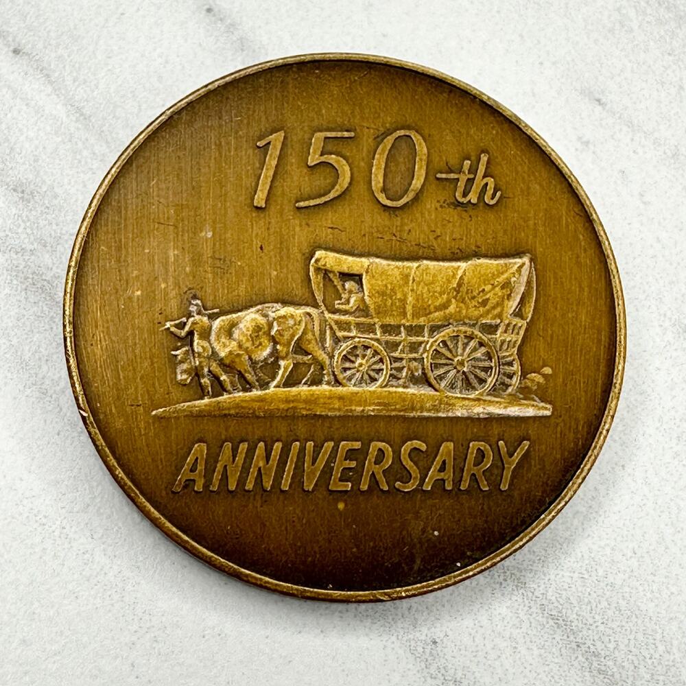 Vintage 1974 Pekin Illinois Sesquicentennial 150th Anniversary Bolo Tie Slide ✨
